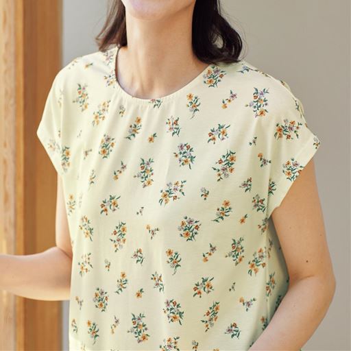 カットソープリントチュニック