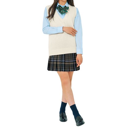 アジャスター付き 制服リボン<br>コーディネート例