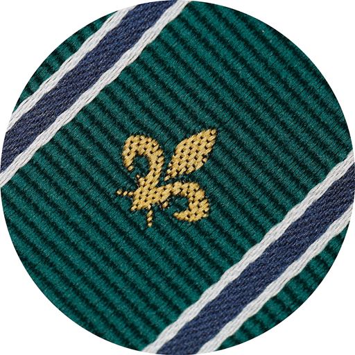 ゴム仕様で着用かんたん!ネクタイ<br>生地拡大