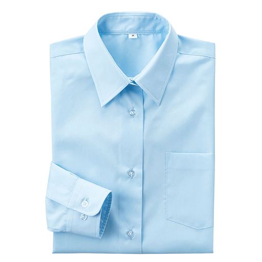 形態安定 長袖シャツ