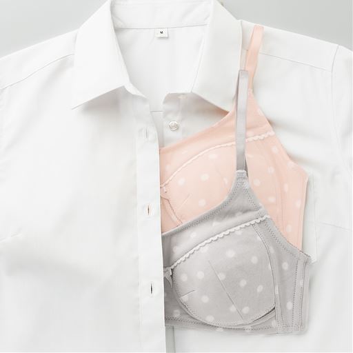 シャツでも透けにくいから学校生活も安心