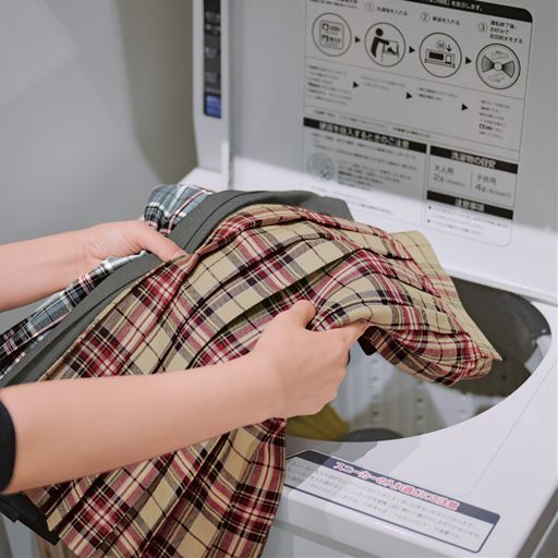 洗濯機で洗える!