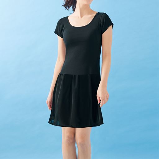 ブラック<br>S～LL身丈85cm<br>3L・5L身丈90cm