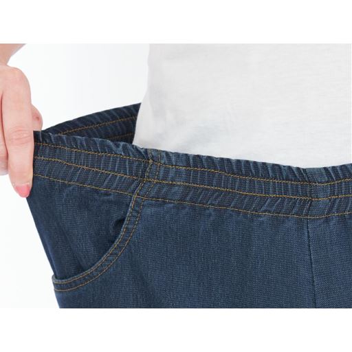 総ゴム仕様でウエストらくらく どんな動きもらくちん