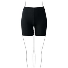 綿混ストレッチスパッツ・3分丈(お腹すっぽりで安心)