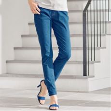 接触冷感デニムスキニーパンツ(UVカット・接触冷感・吸汗速乾・洗濯機OK)