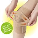 薄くてもひざをしっかり支えるサポーター（１枚）