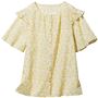 プランティカコラボフリルブラウス<br><br>イエロー系