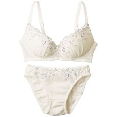 刺しゅうブラジャー&ショーツペア(ワイヤーなし)(～E80まで)