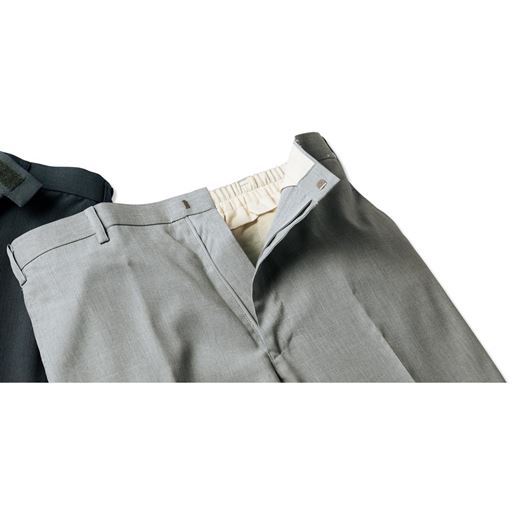 ライトグレー ウエストホック仕様