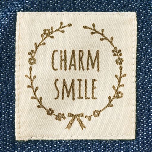 可愛いワッペン付き