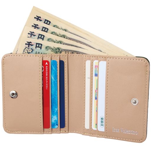 オリーブ<br>カードは6枚お札は1カ所に収納可能<br><br>※イメージ