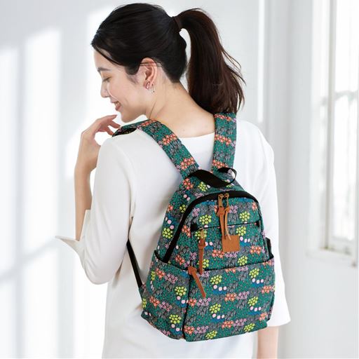 グリーン系(花柄)