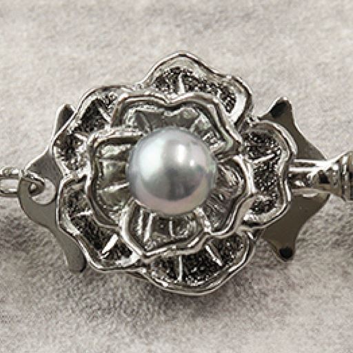 ネックレス留め具<br>グレー