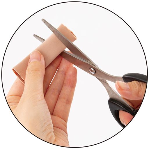 ハサミでカットできる薄型シームレス