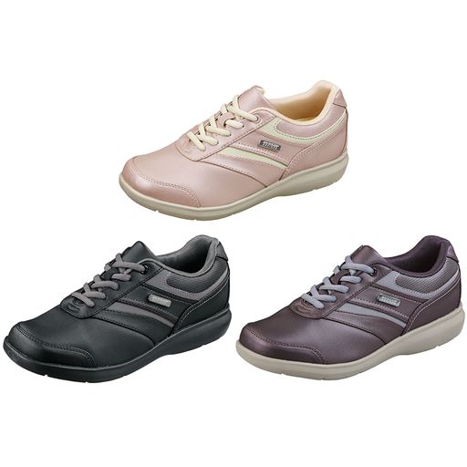 (時計周りに)パールピンク、パープル、ブラック