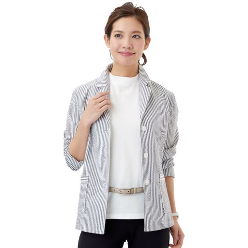 オフホワイト<br>※コーディレート例<br>ジャケット、透けるチュニックやカーデとの重ね着にも◎