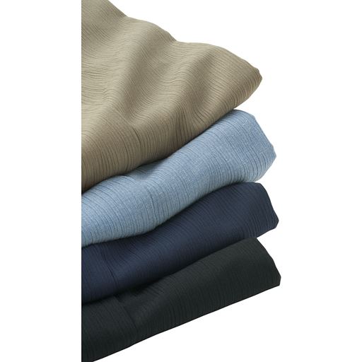 (上から)オリーブグリーン ライトブルー ネイビー ブラック