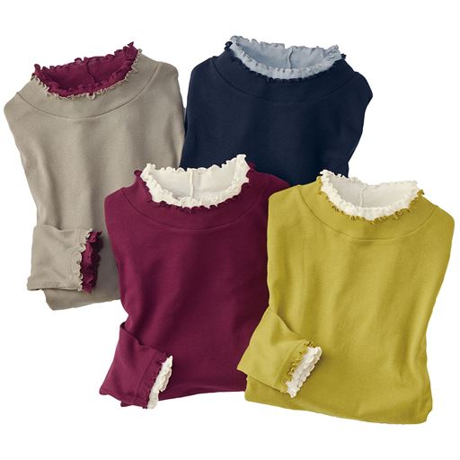 (左上から)モカ ネイビー マスタード ワイン