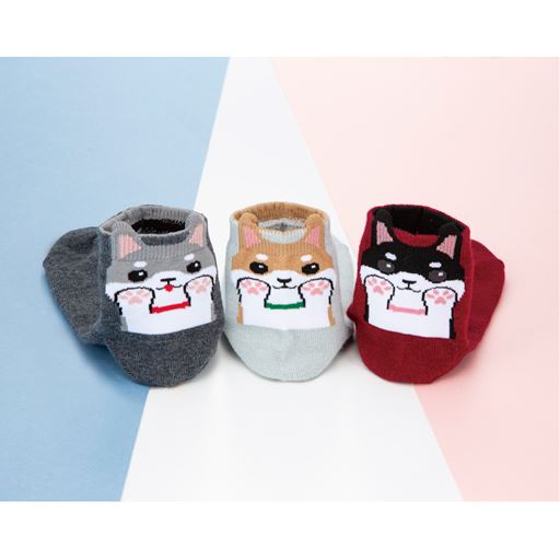 (左から)グレー、茶、クロ