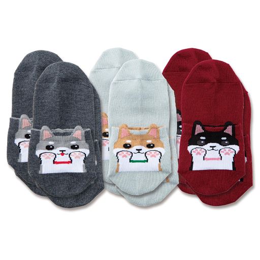 6足組(3色×各2足)