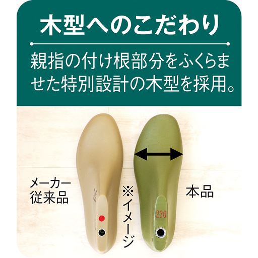 木型へのこだわり