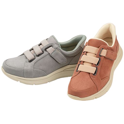 (左から)グレー ピンクベージュ