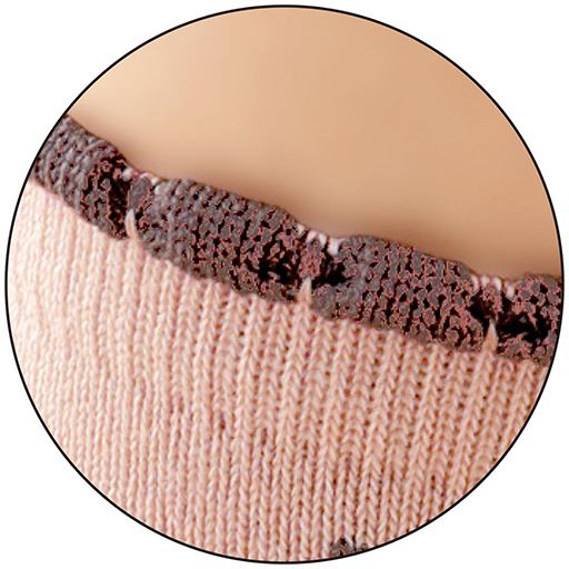 ピコット編み拡大