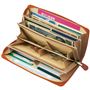 ブラウン<br>小銭もカードもたっぷり仕分けて収納!※イメージ