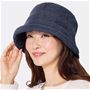 インディゴブルー<br>つば縁を上げ視界良好