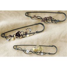 真ちゅう製 手作りピン