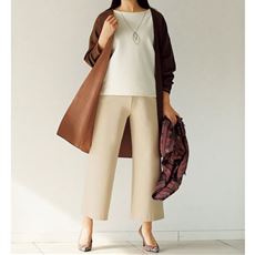 ARIKI 尾州産ワイドパンツ