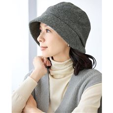 小顔に見えるバスククロッシェ帽子<美活計画>