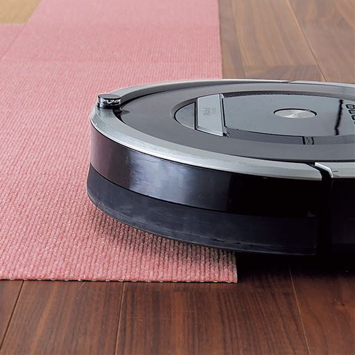 薄手でお掃除ロボットもスムーズ。