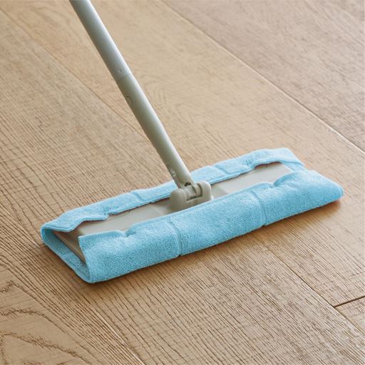 フローリングワイパーにも。