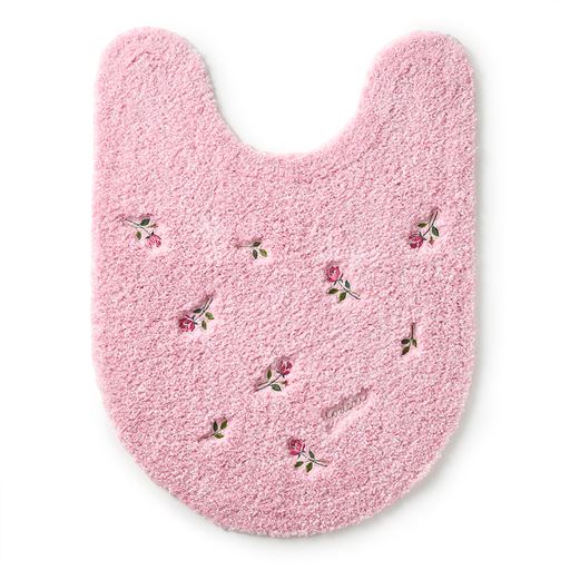 ピンク(バラ) <br>トイレマットL