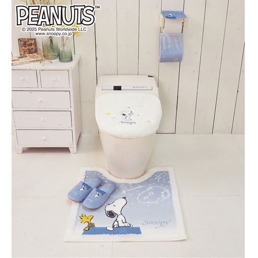 ブルーグレー<br>※商品は単品販売です。トイレマットはMサイズを使用しています。