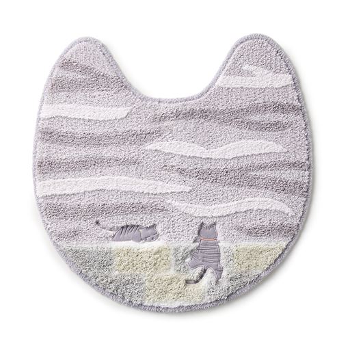 トイレマットM<br>グレー系(サバ)