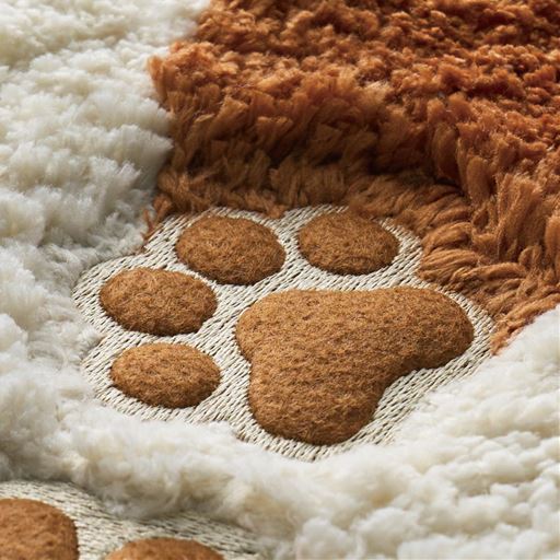 ブラウン系(ミケ)<br>フタカバーはふっくら肉球がキュート♪