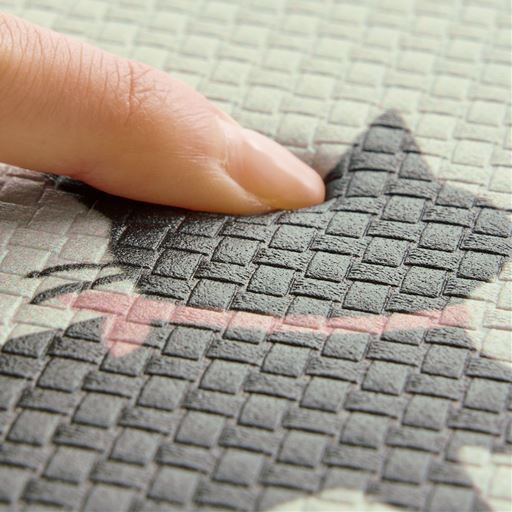 もっちりとした弾力のあるふみ心地。