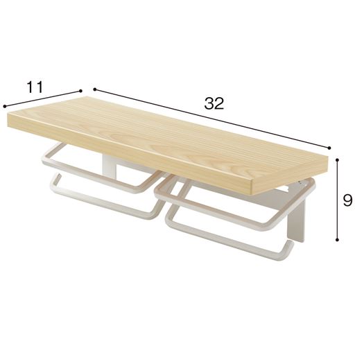 ナチュラル(ダブル) <br>※寸法の単位は約cmです。