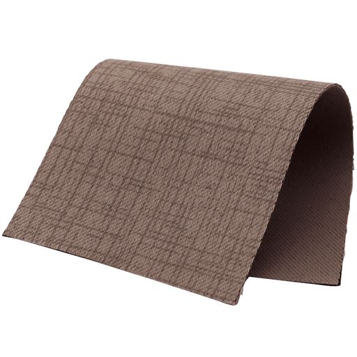 生地拡大(ブラウン)<br>※裏地は同系色の無地です。