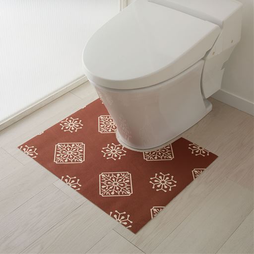 ブラウン<br>トイレマットとしても。