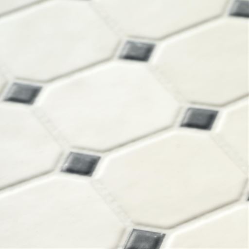 生地拡大<br>クリーム系(タイル柄)