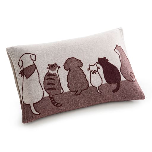 P (イヌとネコ/ブラウン)