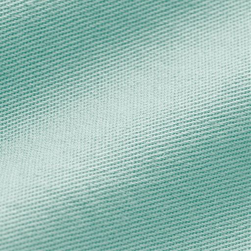 生地拡大(アンティックグリーン)<br>丈夫でシワになりにくい綿ツイルを使用。