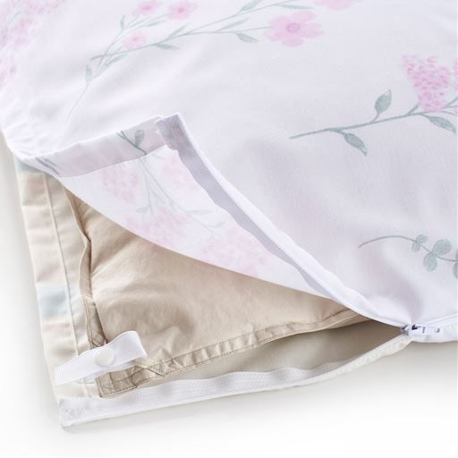 両側ファスナー仕様でガバッと開くからカンタン!