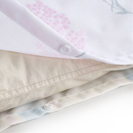 スナップボタンで閉めるのラクラク!