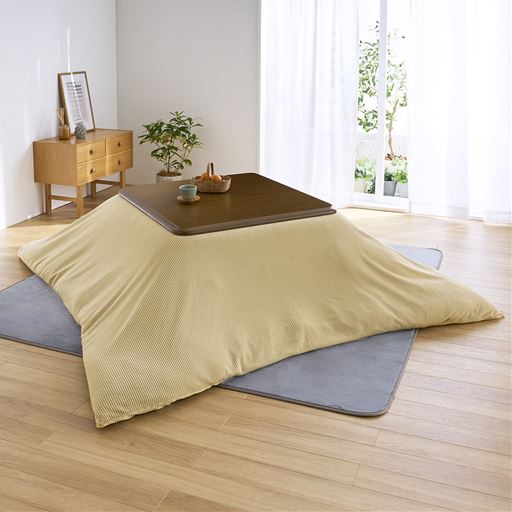 ベージュ<br>正方形M (横190×縦190cm)