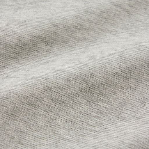 生地拡大(グレー)<br>やわらかな風合いで、通気性が良くサラッとした肌ざわり。